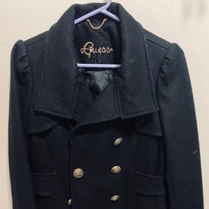 Guess pea coat size M